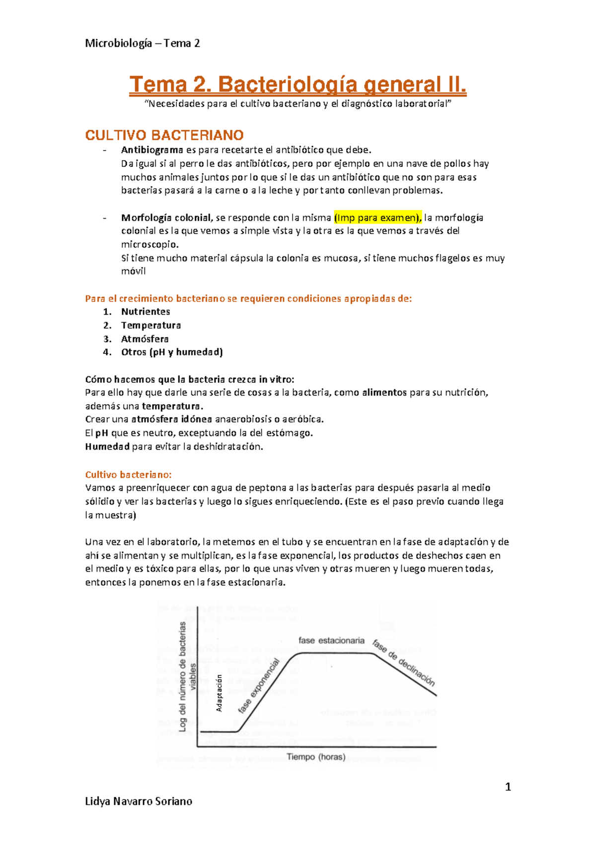 Micro 2 - t EMA 2 - Apuntes 2 - Microbiología – Tema 2 Tema 2 ...