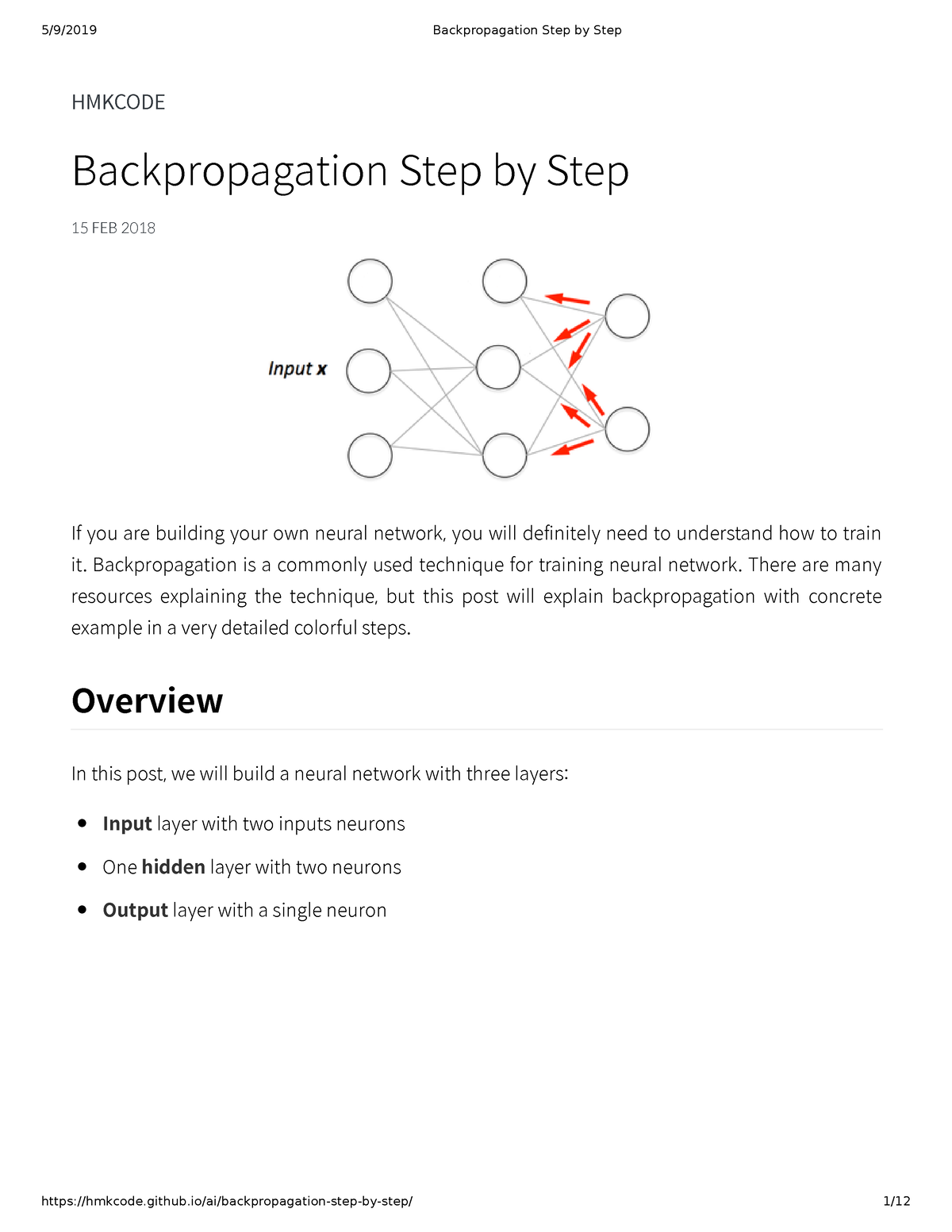 Backpropagation Step By Step - HMKCODE Backpropagation Step By Step 15 ...