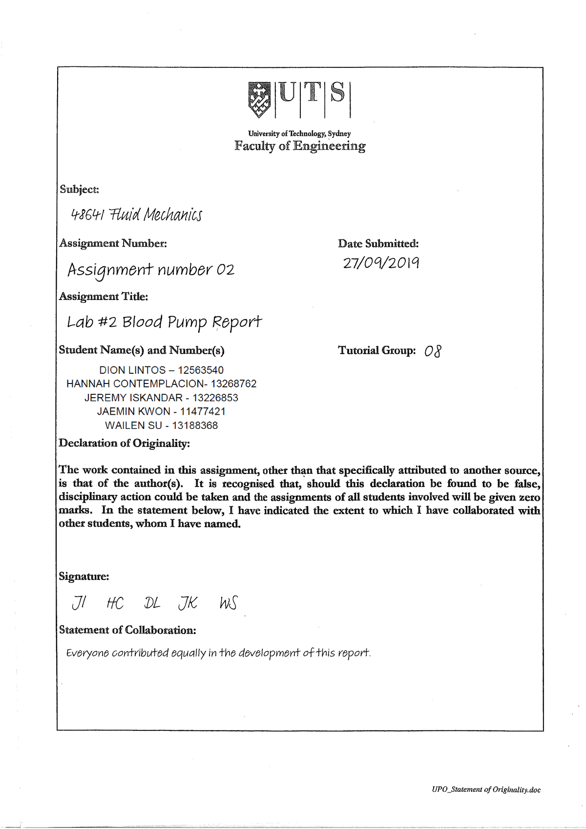 Blood Pump Assignment - Warning: TT: Undefined Function: 32 JI HC DL JK ...