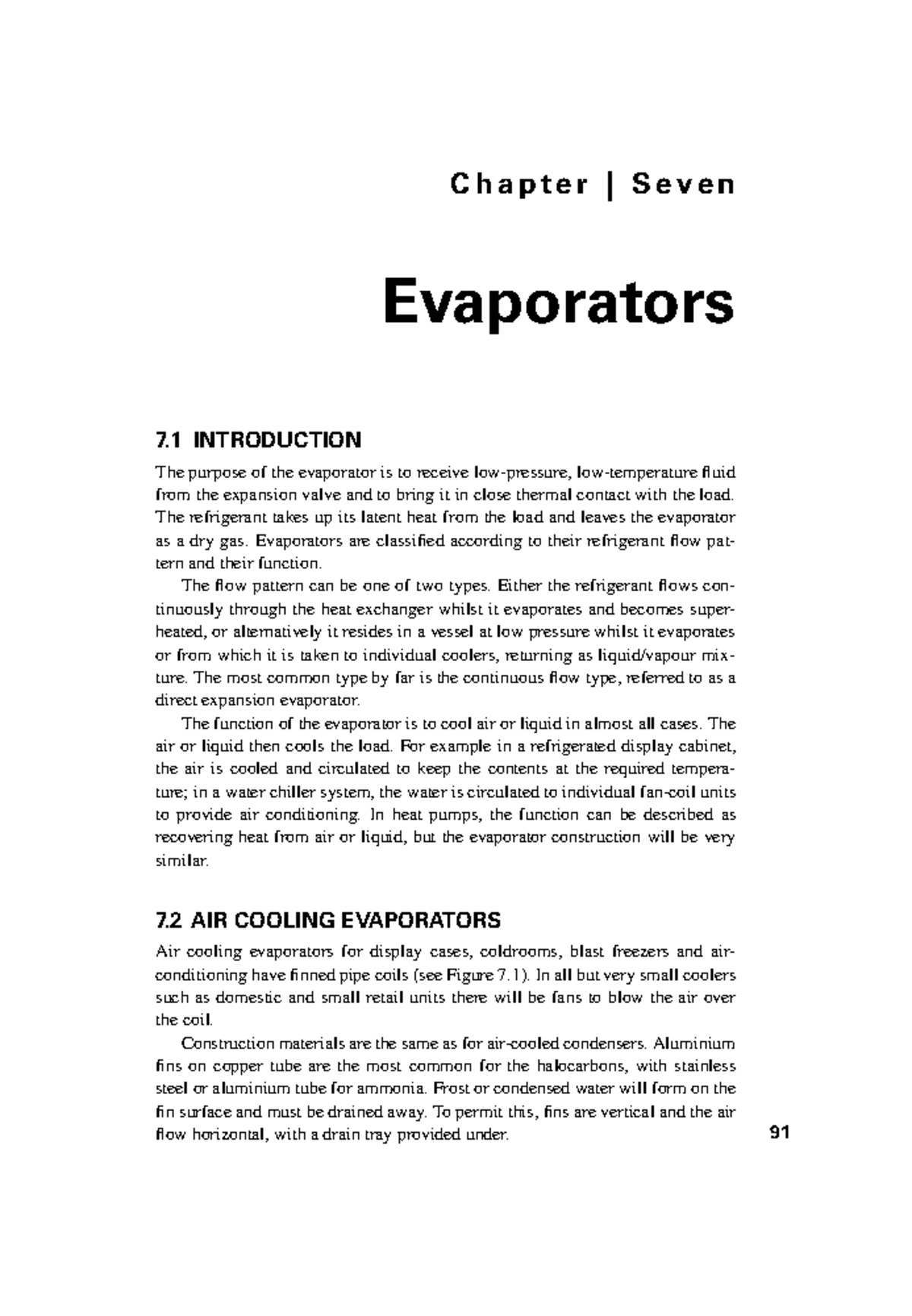 T14 Evaporators teoria Chapter Seven Evaporators 7 INTRODUCTION