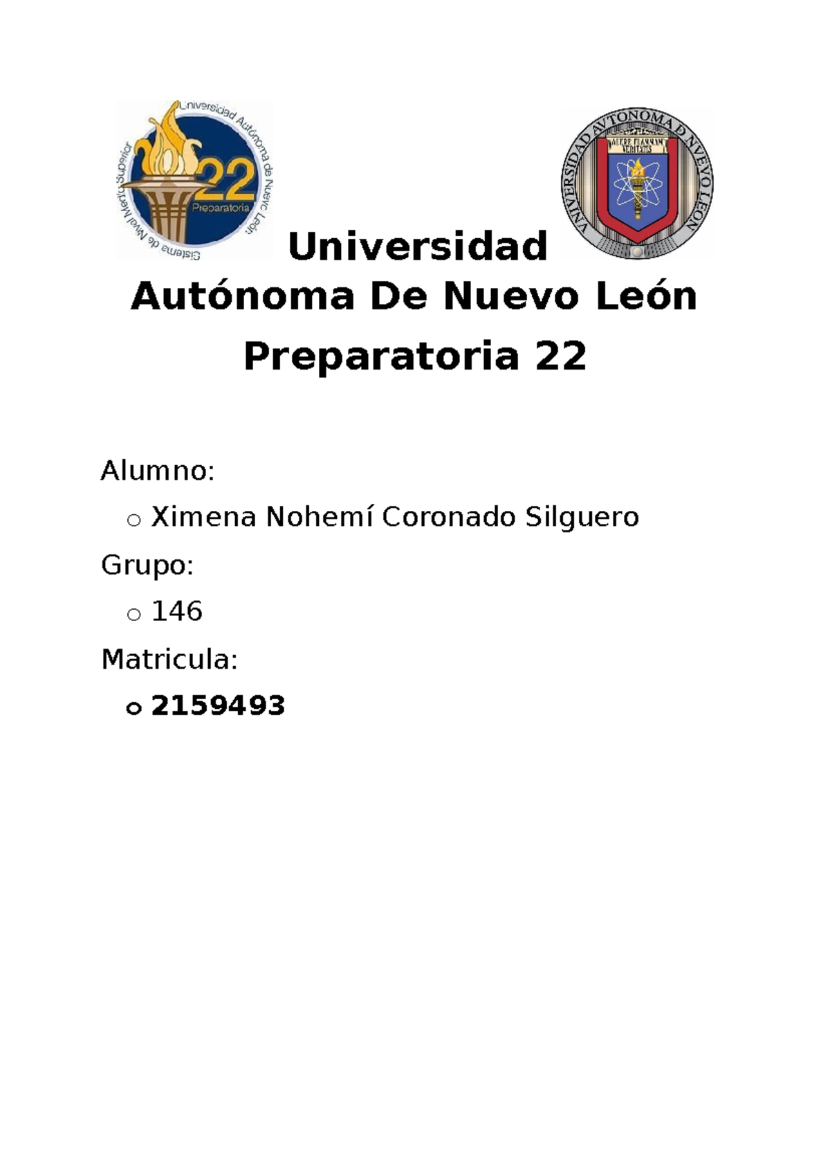 XNCS EV3 Logica - Universidad Autónoma De Nuevo León Preparatoria 22 ...