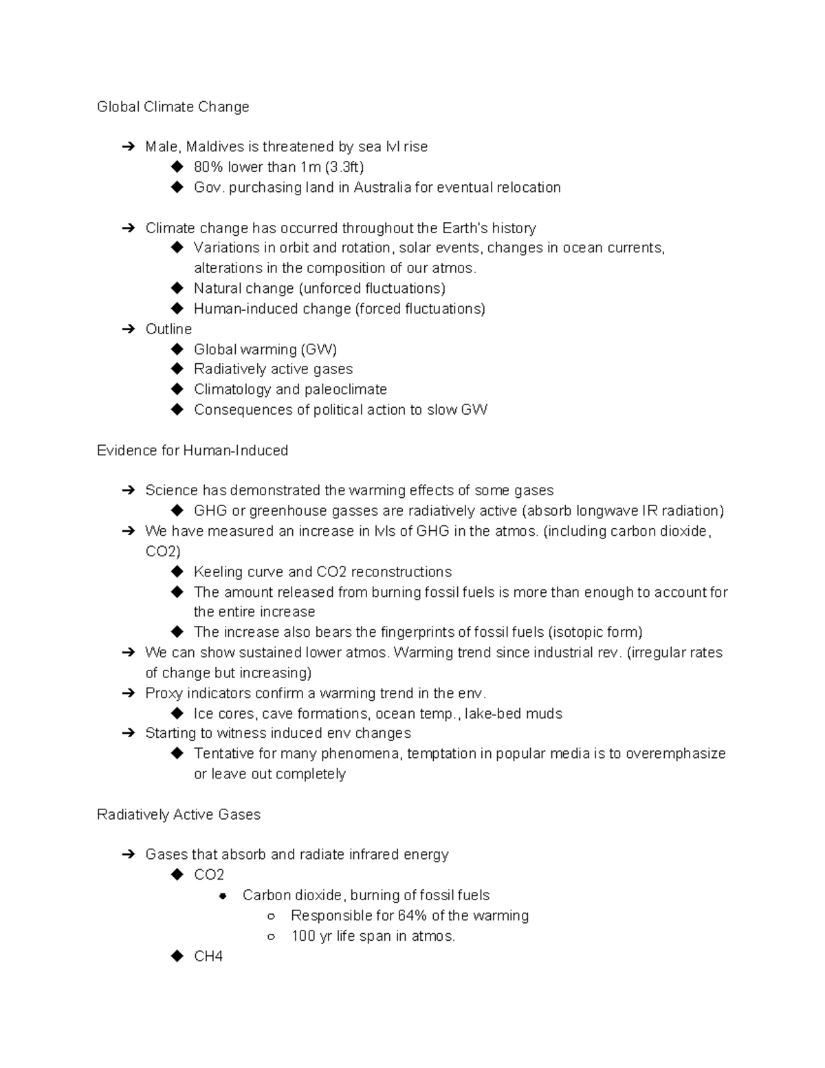 GEOG 103 (unit 2- Global Climate Change) - Global Climate Change Male ...