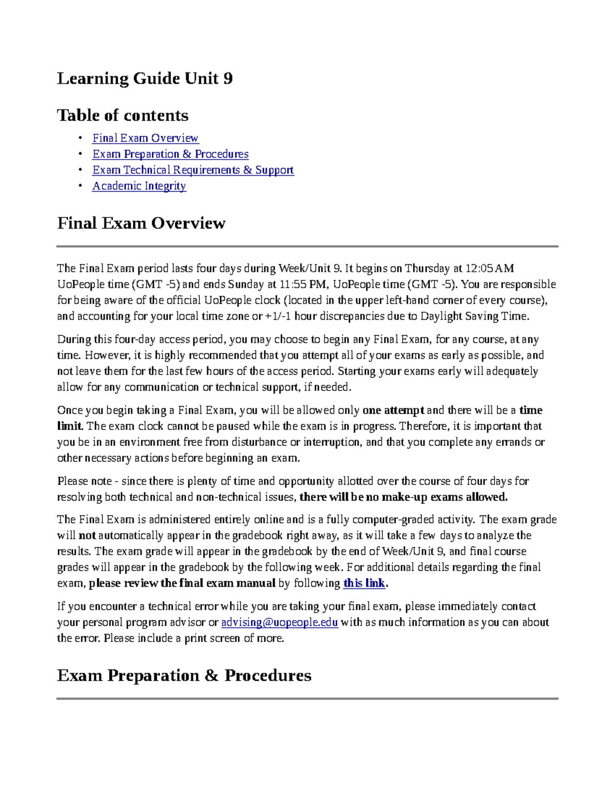 CS 1104 - AY2024 - Learning Guide Unit 9 - Learning Guide Unit 9 Table ...