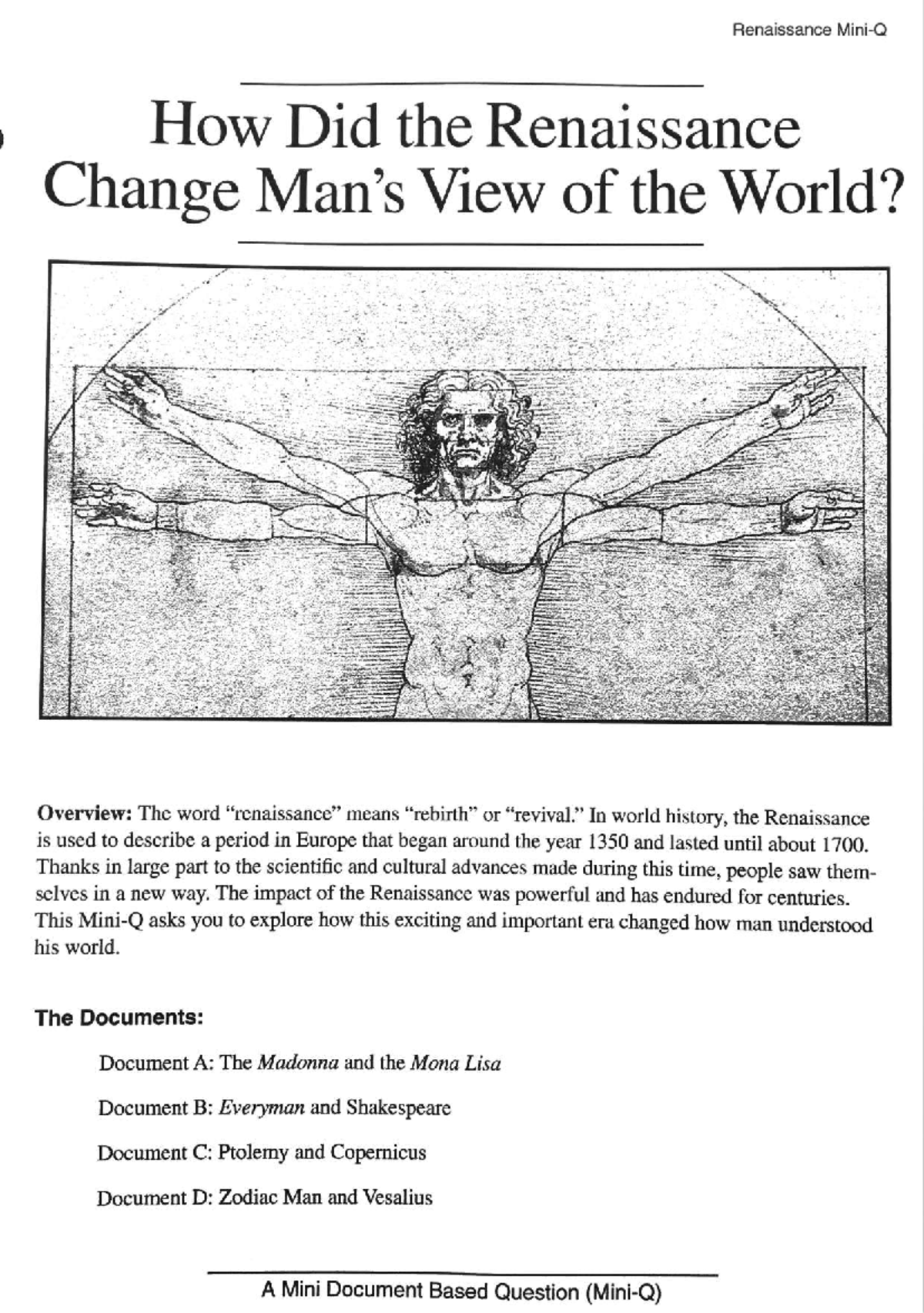 How did the renaissance change mans view of the world -ilovepdf ...