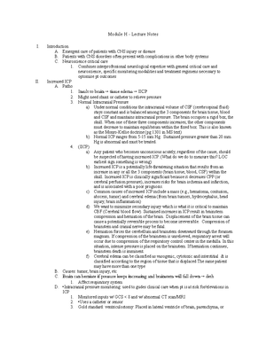 Module K Lecture Notes - What is Sepsis? A. Sepsis 1. Systemic ...