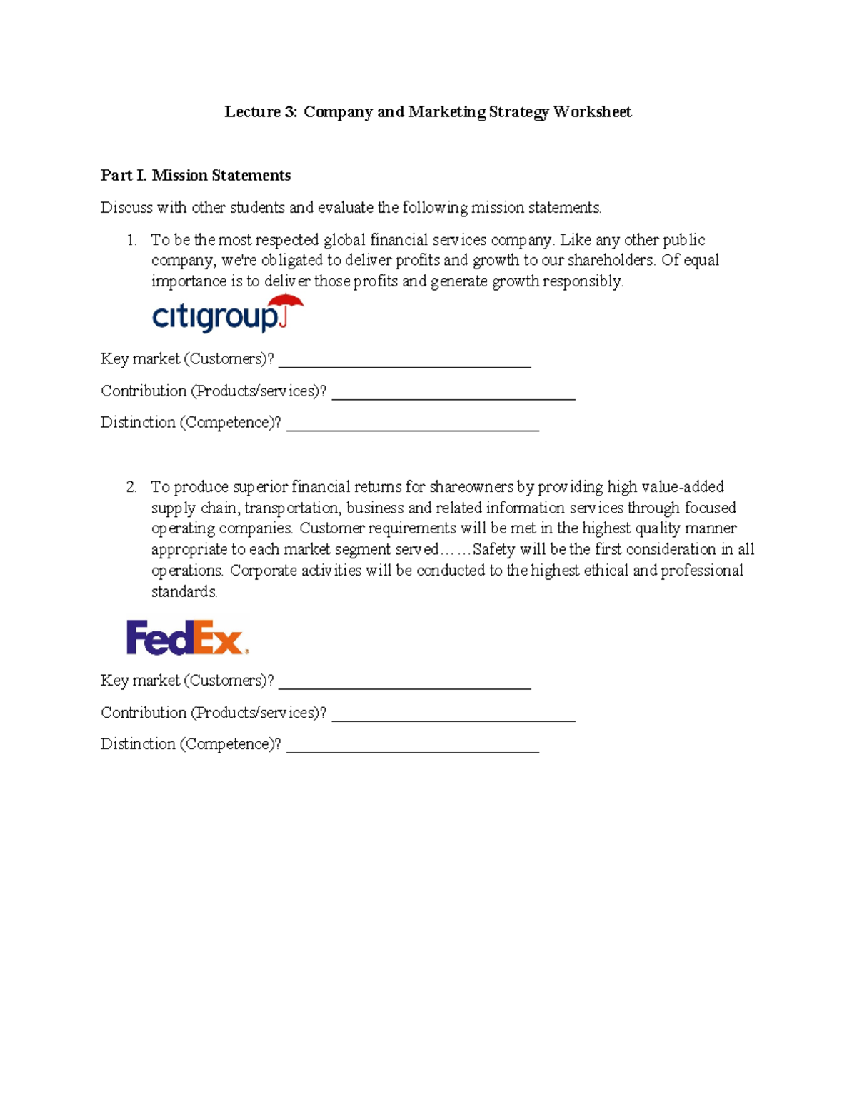 Lecture+3 Worksheet - 2 inclass practice - Lecture 3: Company and ...
