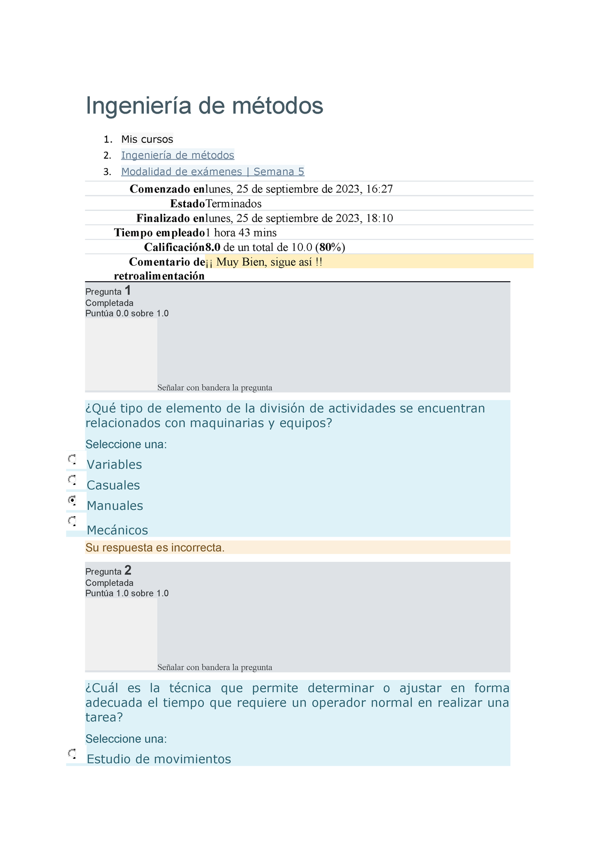 Examen Seman 5 Ingeniería De Métodos - Ingeniería De Métodos Mis Cursos ...