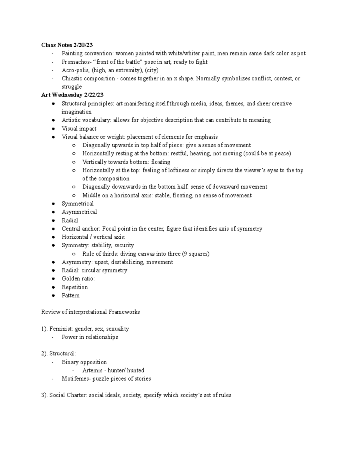 Chapter 3 Visual Balance, Composition, Repetition Pattern - Class Notes ...