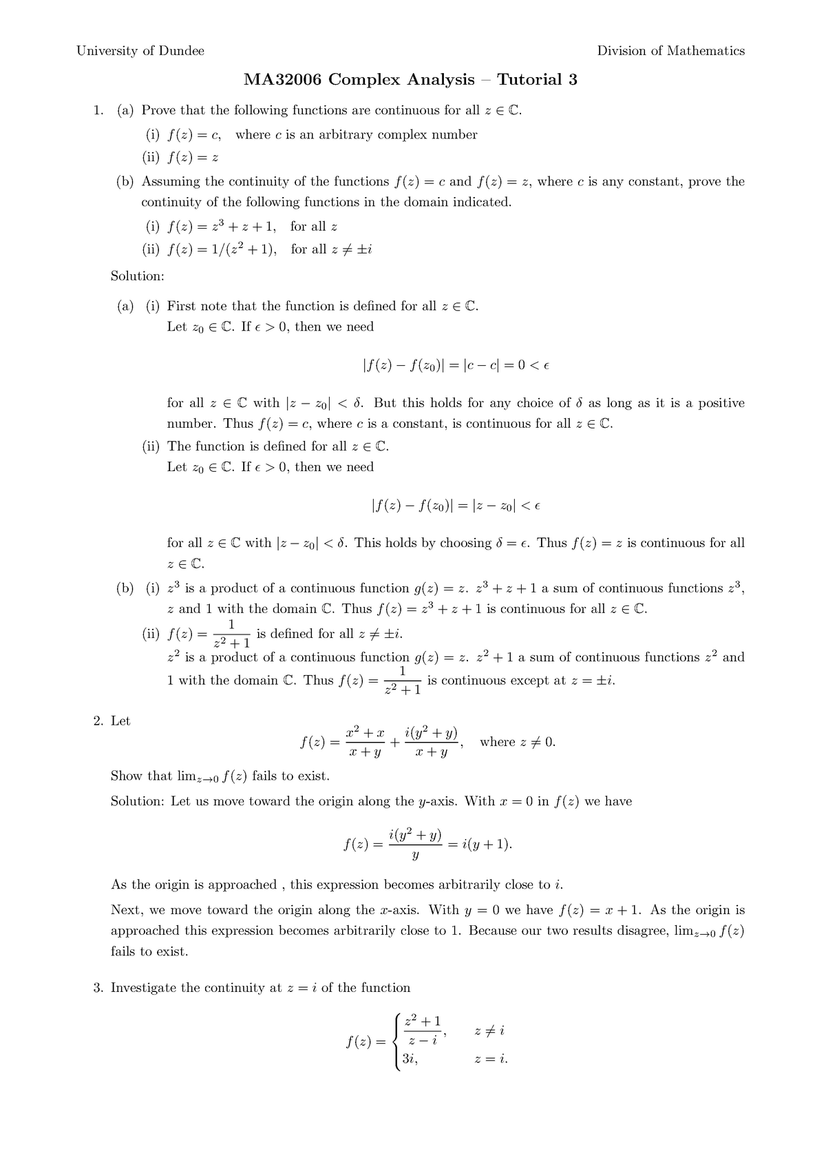 Tutorial 3 Tut 3 Sol Studocu