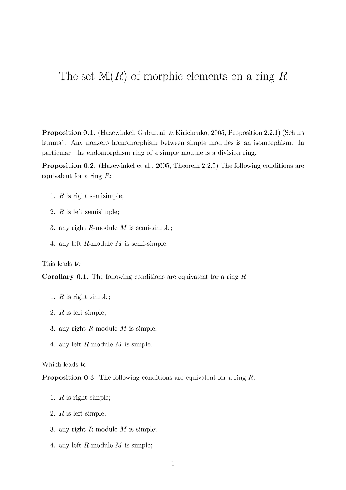 endomorphism-over-simple-modules-the-set-m-r-of-morphic-elements-on