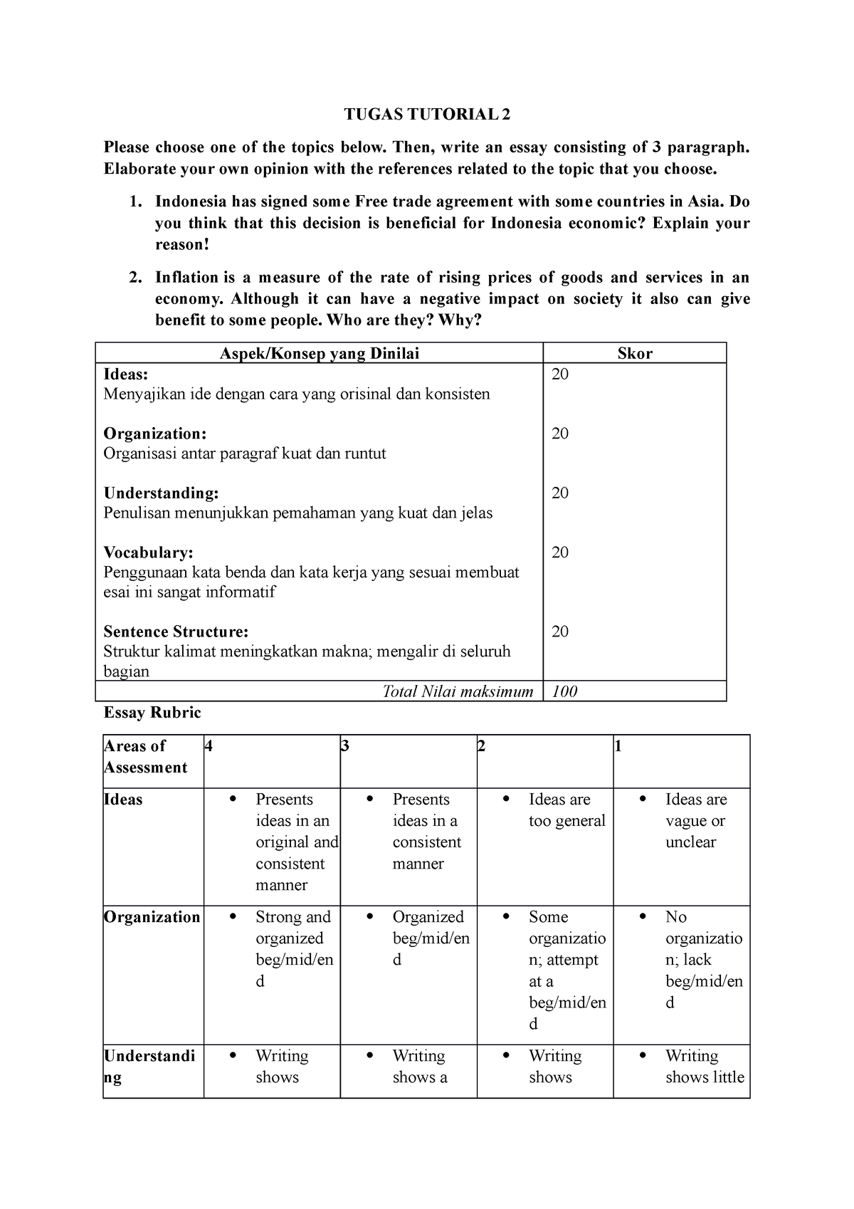 Tugas 2 ADBI4201 - TUGAS TUTORIAL 2 Please Choose One Of The Topics ...