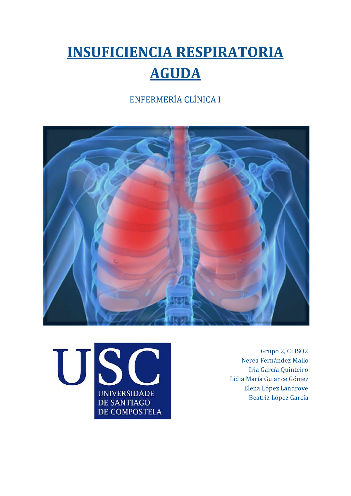 Insuficiencia respiratoria aguda INSUFICIENCIA RESPIRATORIA AGUDA ENFERMERÍA CLÍNICA I Studocu