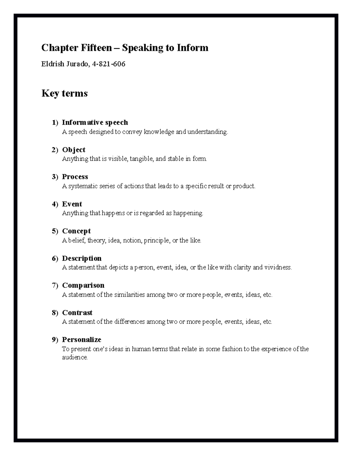 Chapter Fifteen - getgtehetgethr - Chapter Fifteen – Speaking to Inform ...