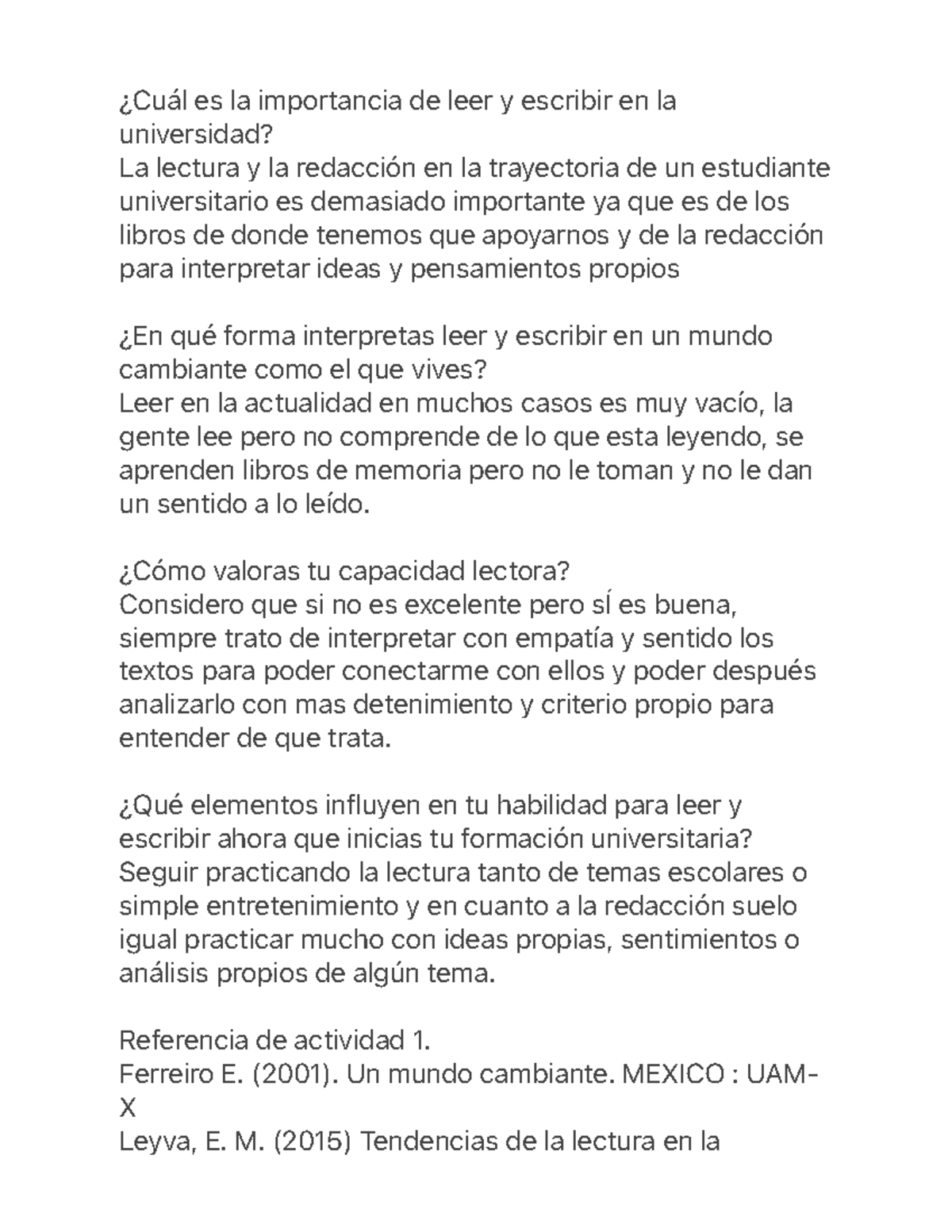 ¿Cuál es la importancia de leer y escribir en la universidad - ¿Cuál es ...