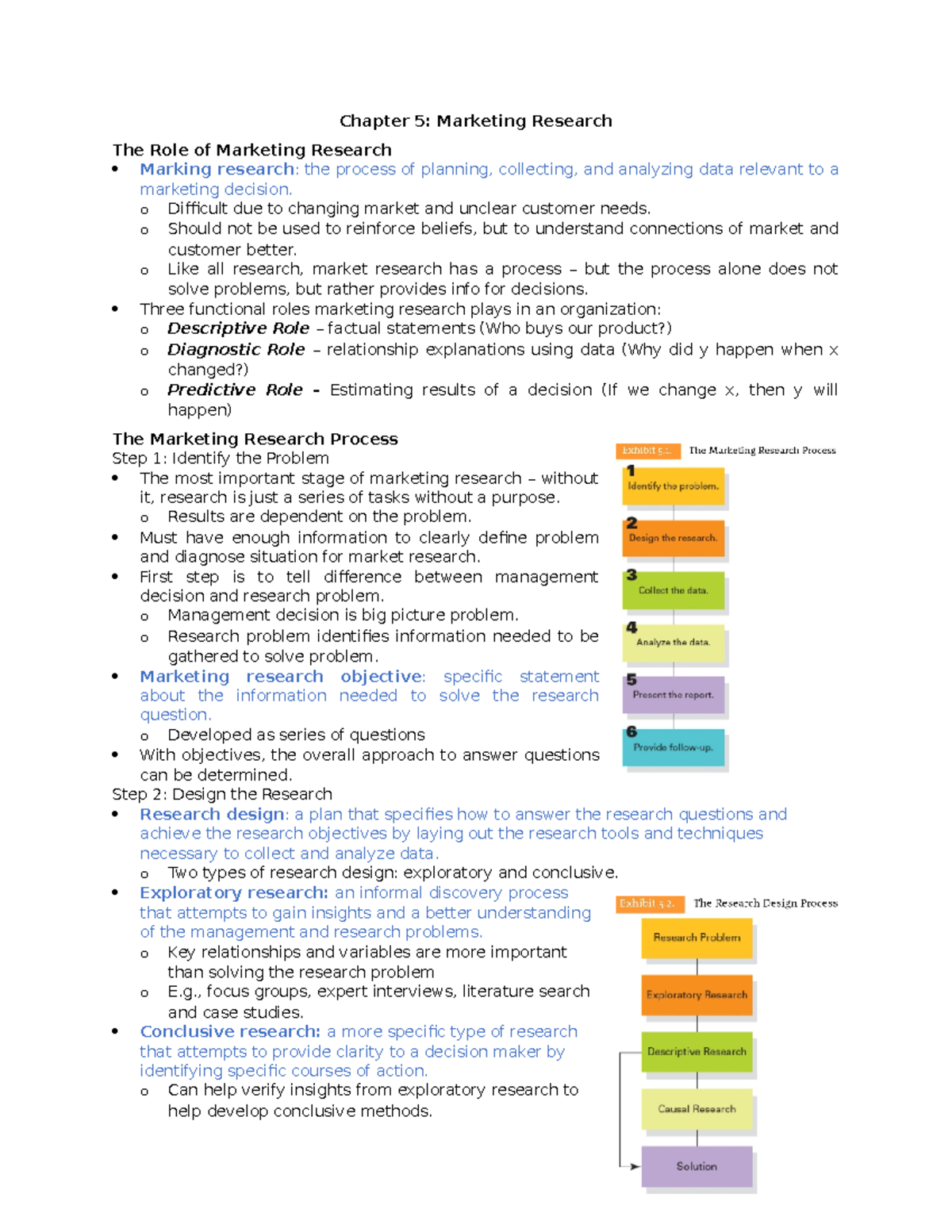 1120 Chapter 5 - Marketing Research - MARK 1120 - Douglascollege - Studocu