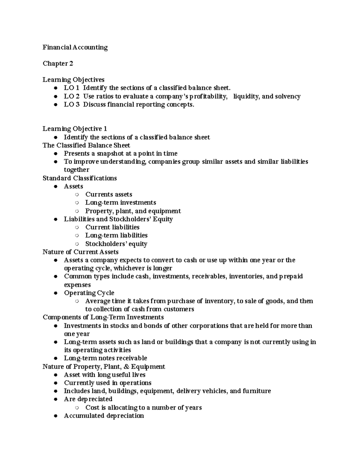 Financial Accounting - Chapter 2 - Financial Accounting Chapter 2 ...