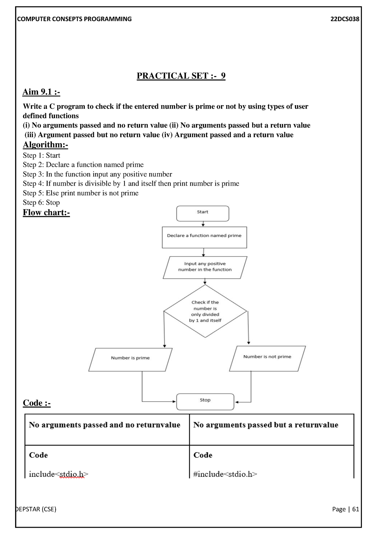 concept-of-function-in-c-programming-practical-set-9-aim-9