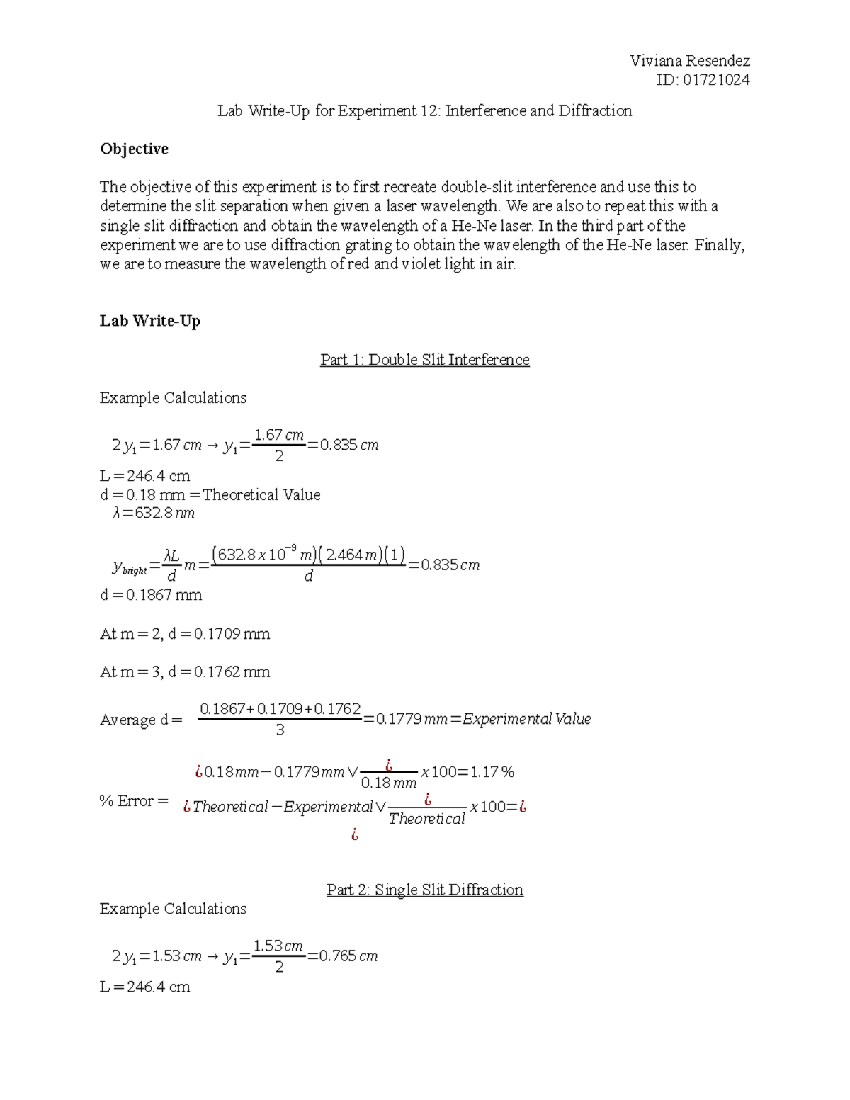 Experiment 12 - Lab Example - Viviana Resendez ID: 01721024 Lab Write ...