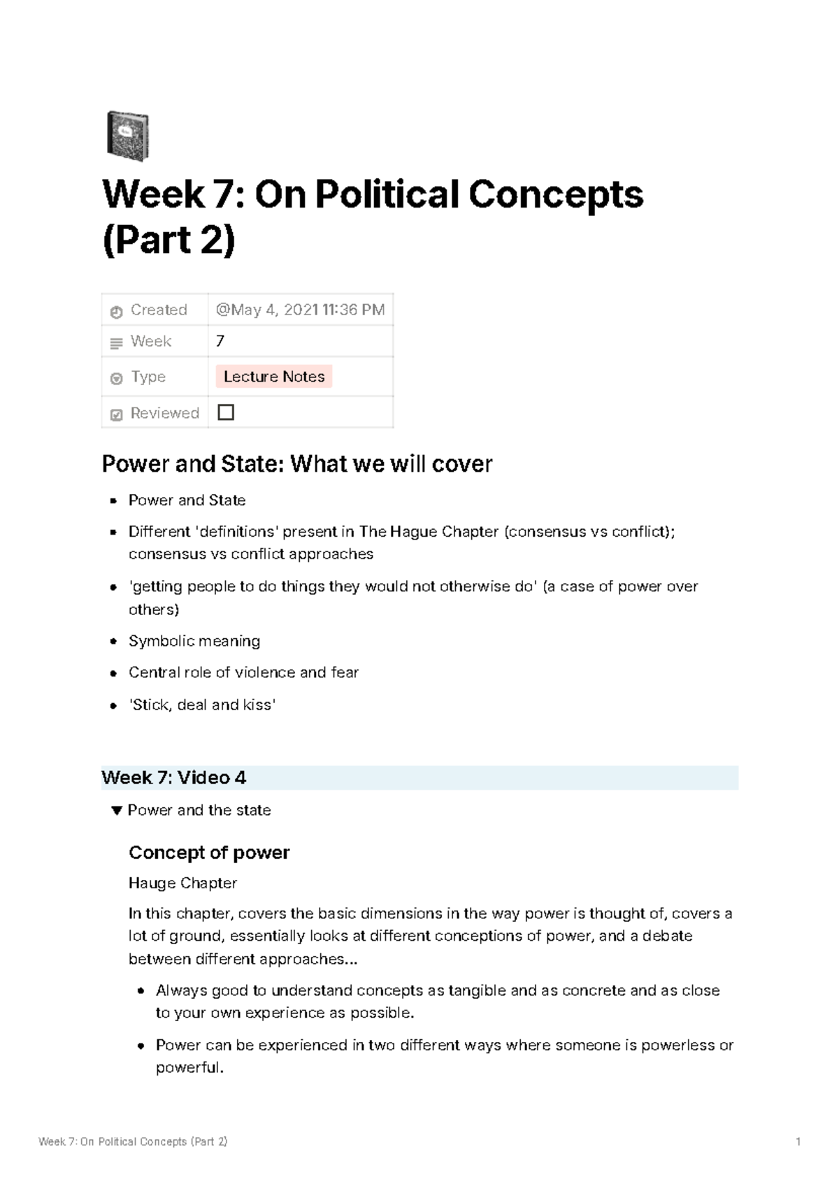 Week 7 On Political Concepts (Part 2) - 📓 Week 7: On Political Concepts ...