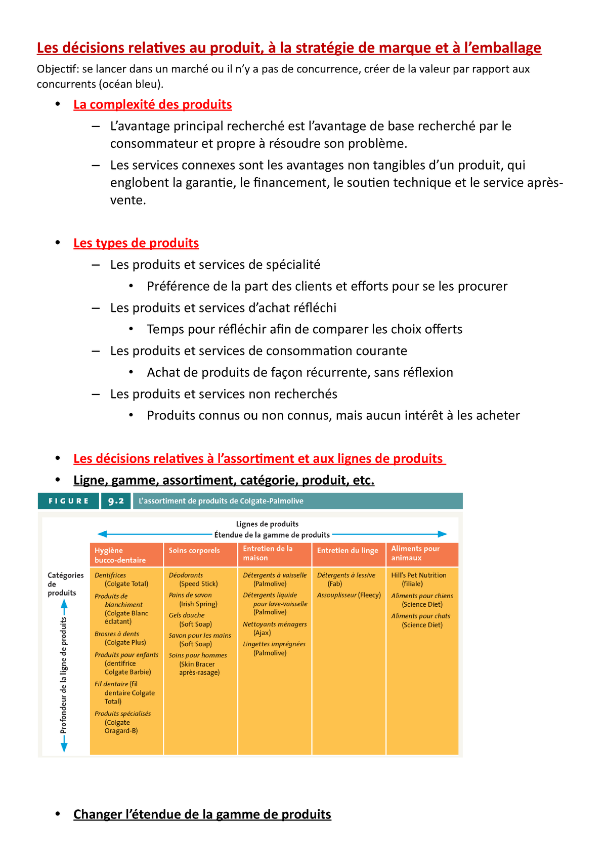 Fiches Marketing R Vision Les D Cisions Relatives Au Produit La Strat Gie De Marque Et