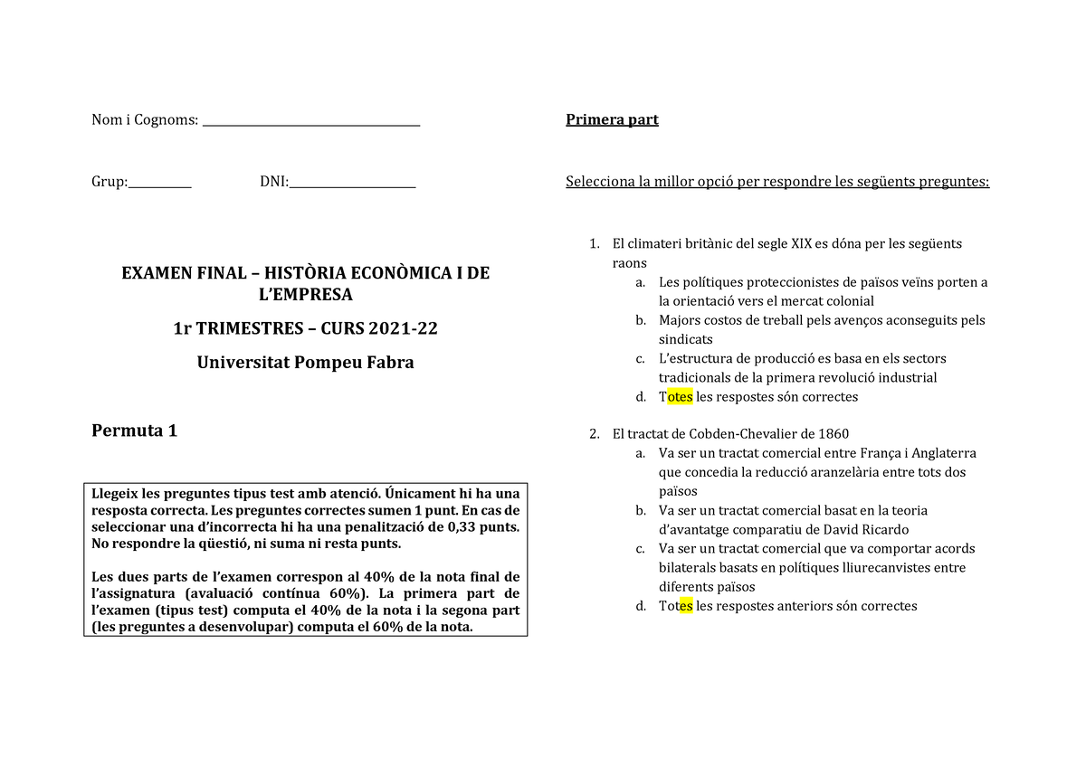 Historia Examen Final 2021 - Nom I Cognoms ...