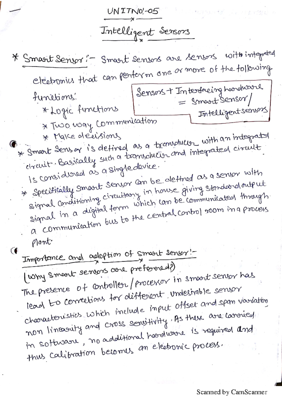 Sensor unit05 This is good for 2nd year Sensor And Instrumentation