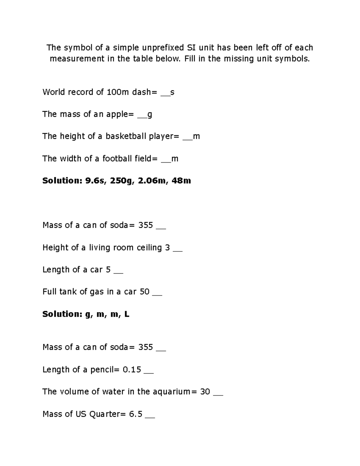 dimension-of-si-unit-practice-the-symbol-of-a-simple-unprefixed-si