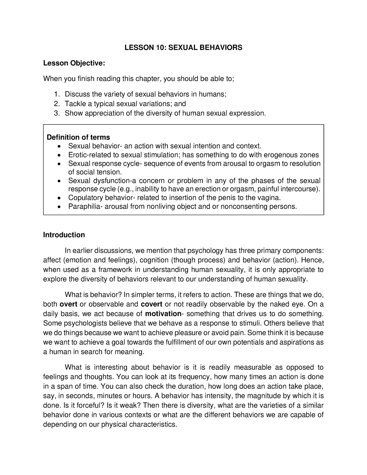 Ilovepdf Merged 2 Htg Lesson 1 0 Sexual Behaviors Lesson Objective When You Finish 1394