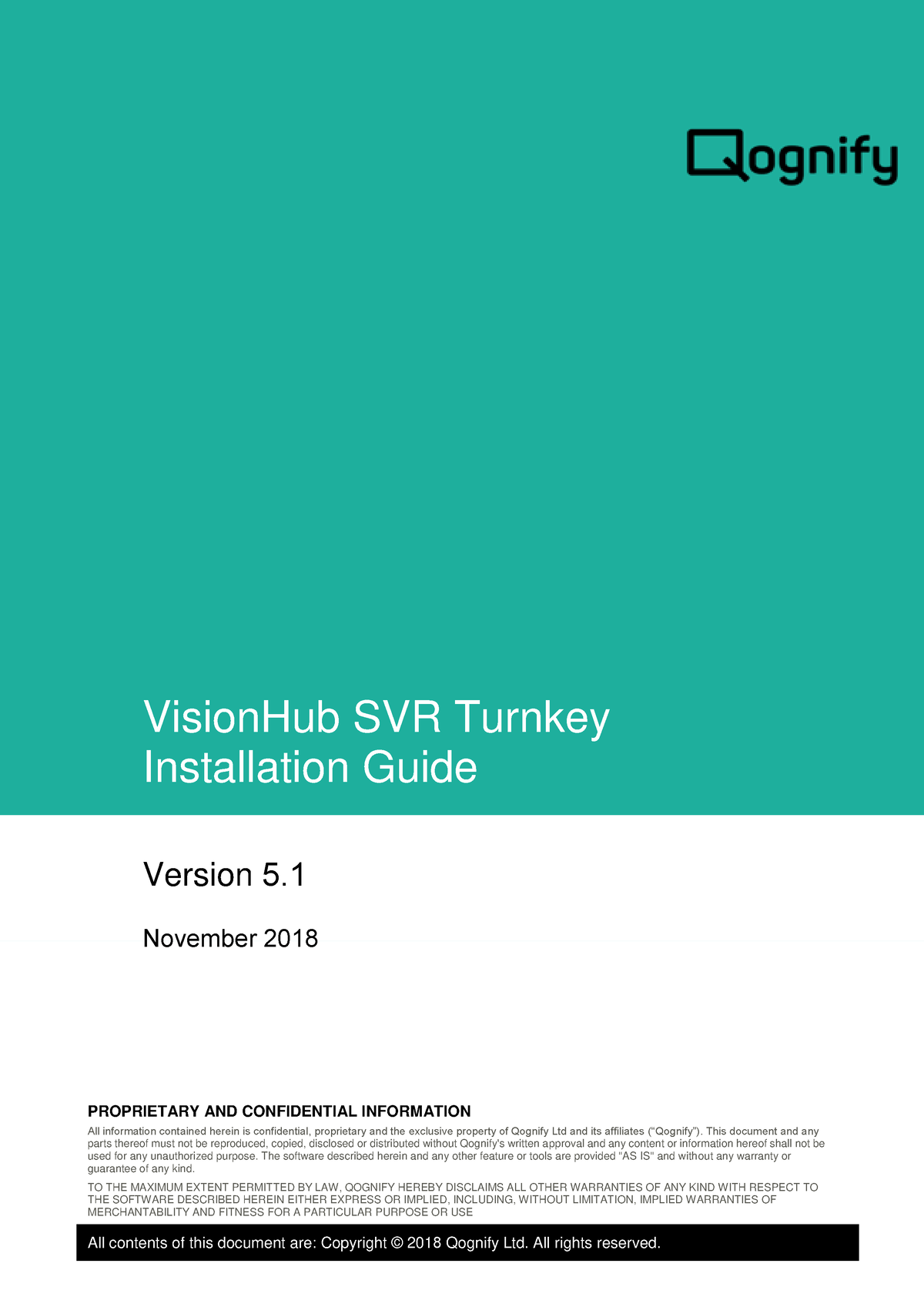 VH 5.1-SVR Turnkey Installation Guide - VisionHub SVR Turnkey ...