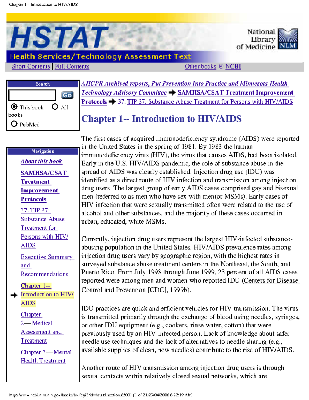 HIV - about hiv, something brief and consice - Short Contents | Full ...