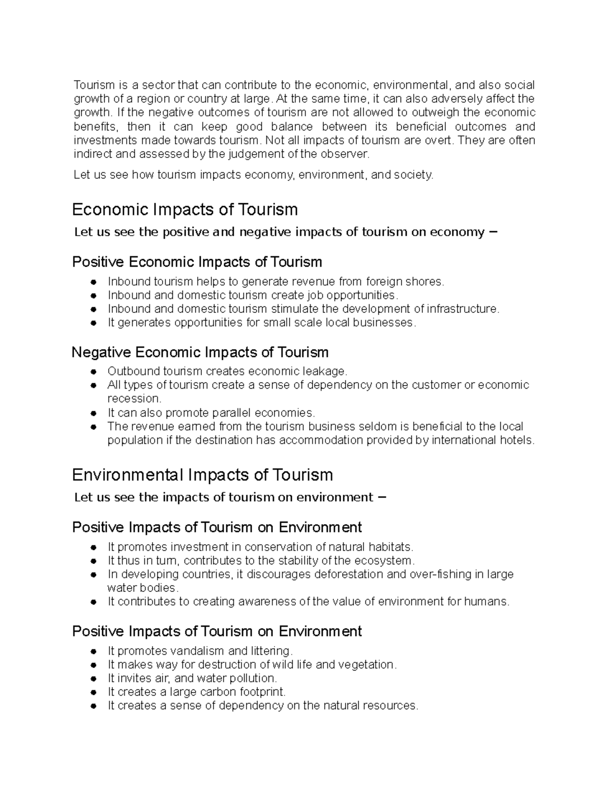 tourism-impacts-lecture-notes-1-6-tourism-is-a-sector-that-can