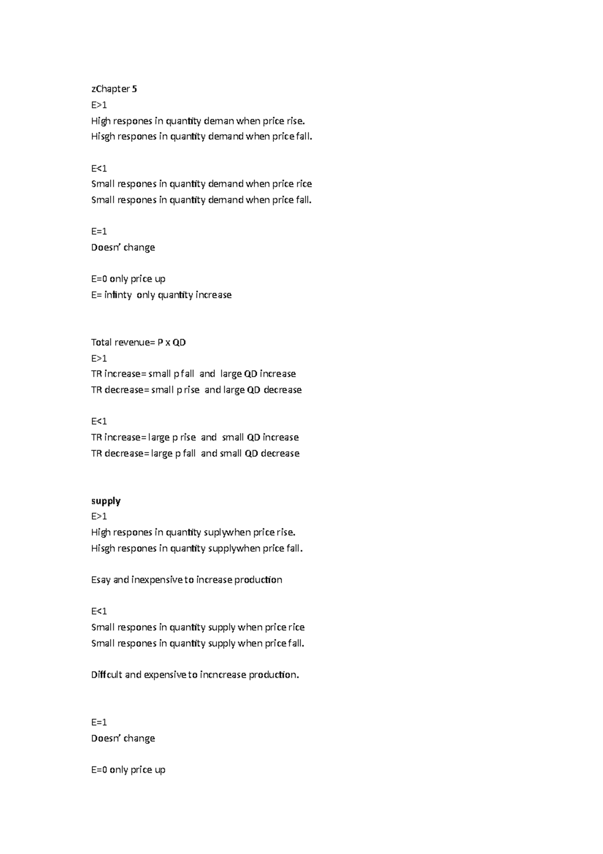 Econ 100 chapter 5-6 - notes for the basic concepts. - econ 1000 ...