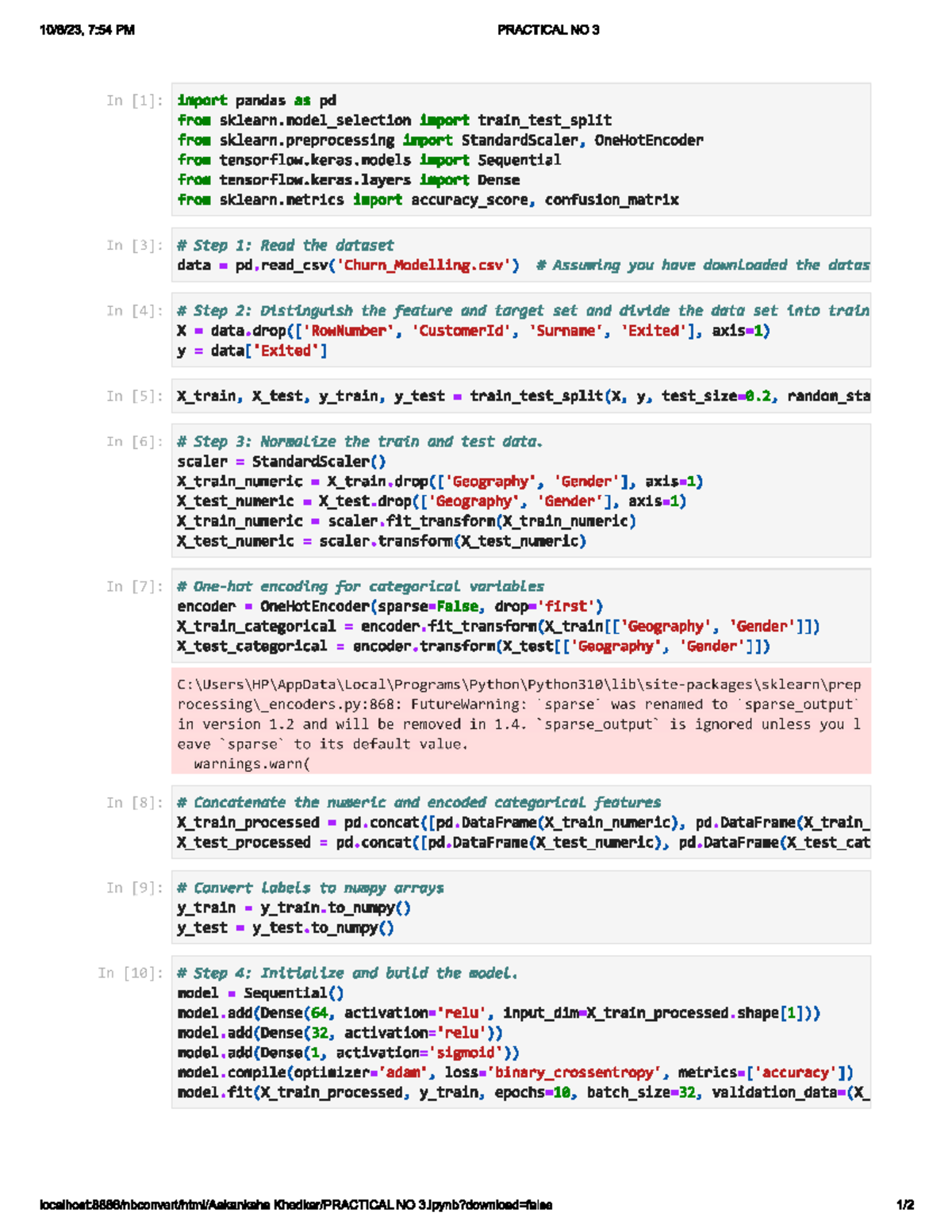 Practical NO 3 - computer engg - Studocu