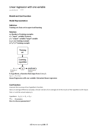 Linear Regression with Multiple Variables - Multivariate Linear ...