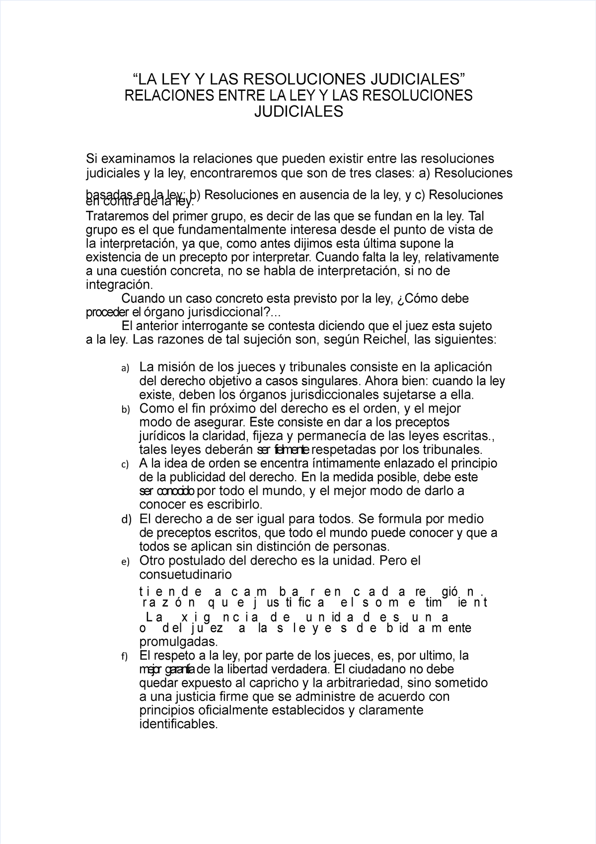 Pdf La Ley Y Las Resoluciones Judiciales ...