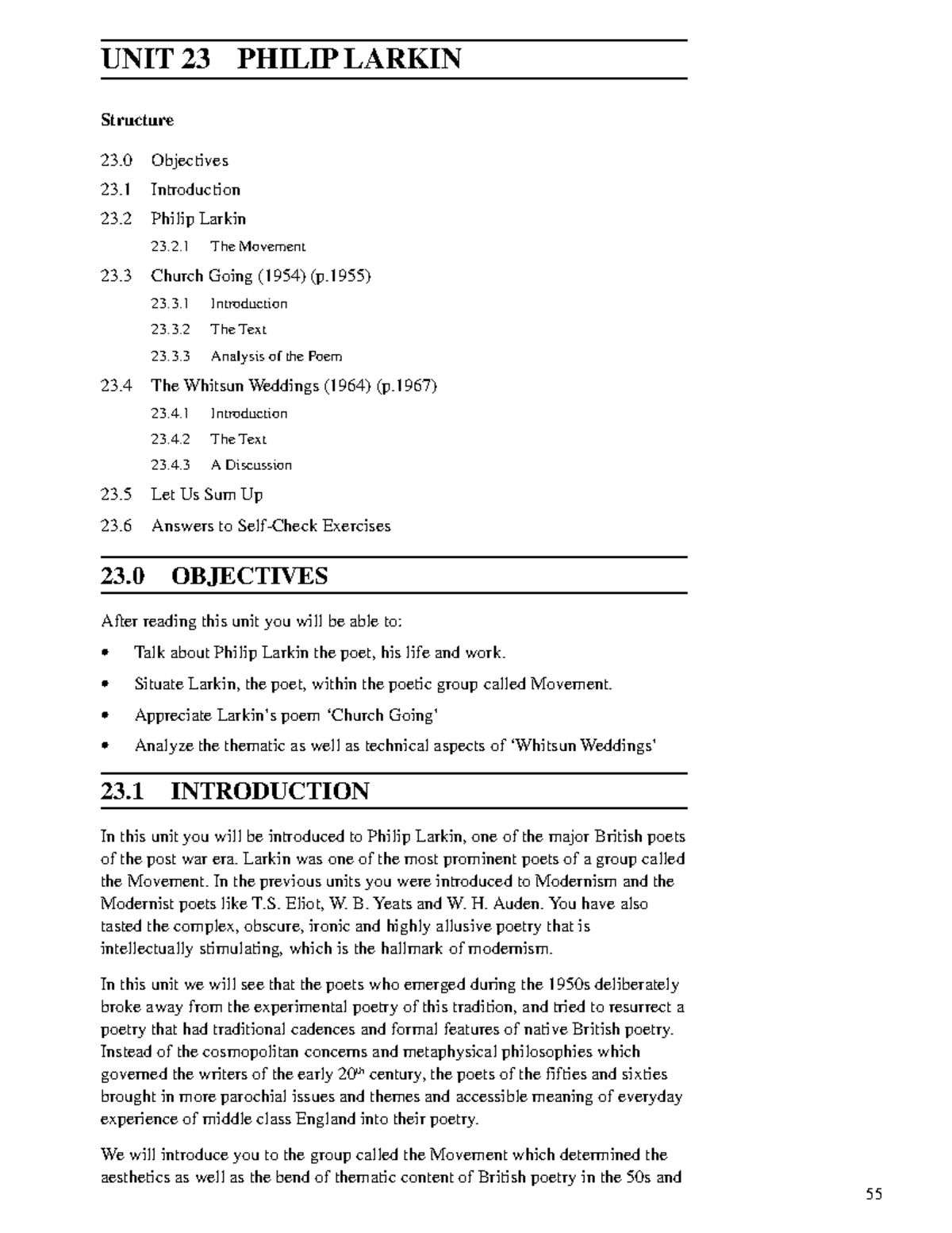 Unit23 - Summary Soft Skill Development Lab - T. Eliot UNIT 23 PHILIP ...