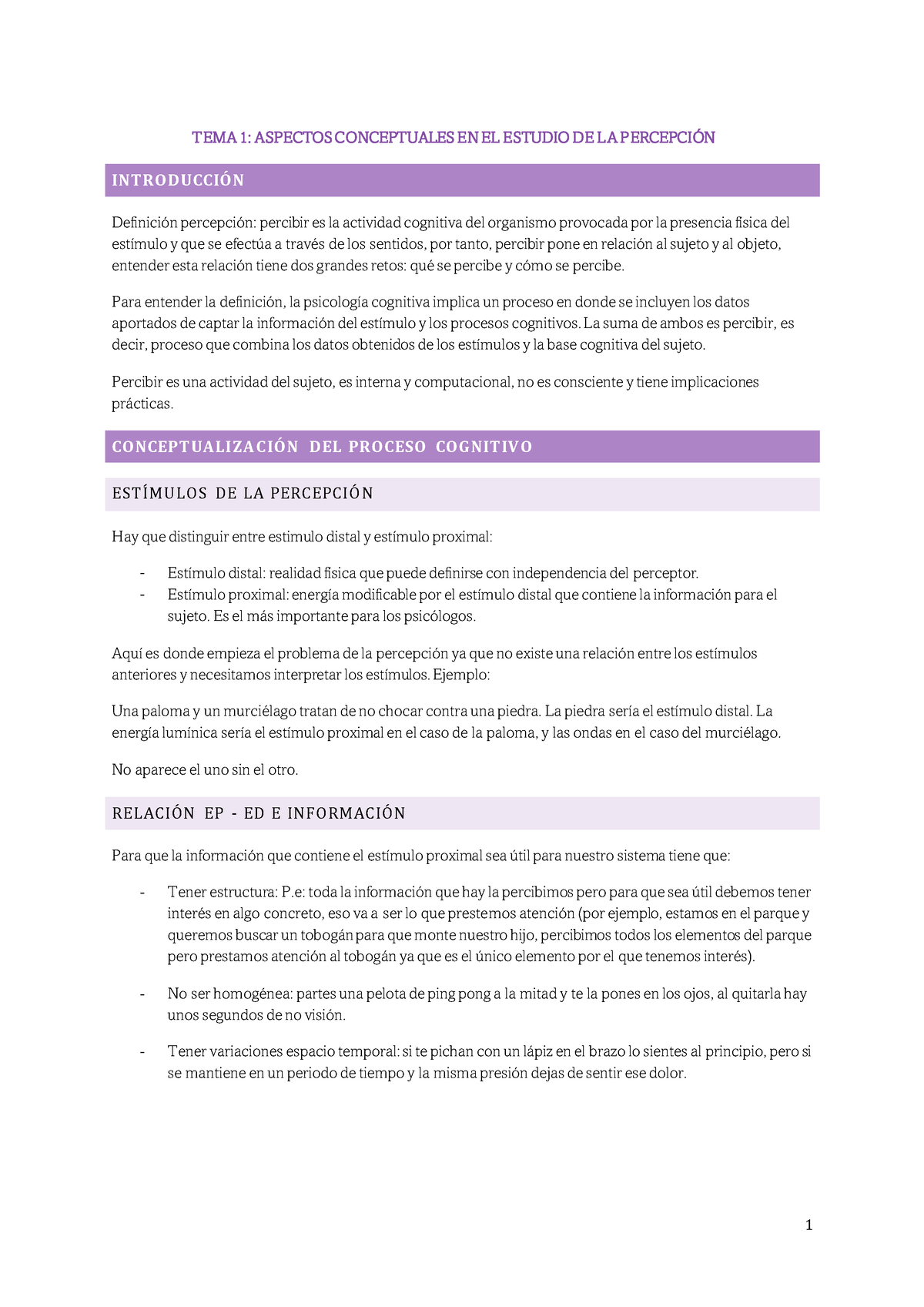 Tema 1 PAM - Tema 1 - 1 TEMA 1 : ASPECTOS CONCEPTUALES EN EL ESTUDIO DE ...