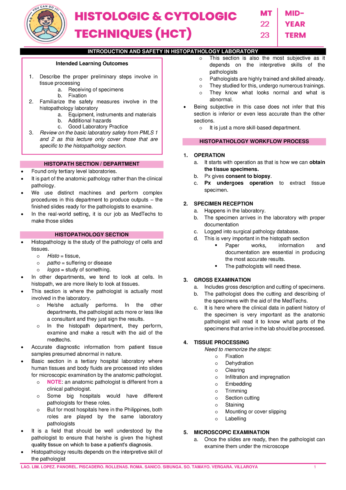 What Are The Safety Measures In Histopathology Laboratory