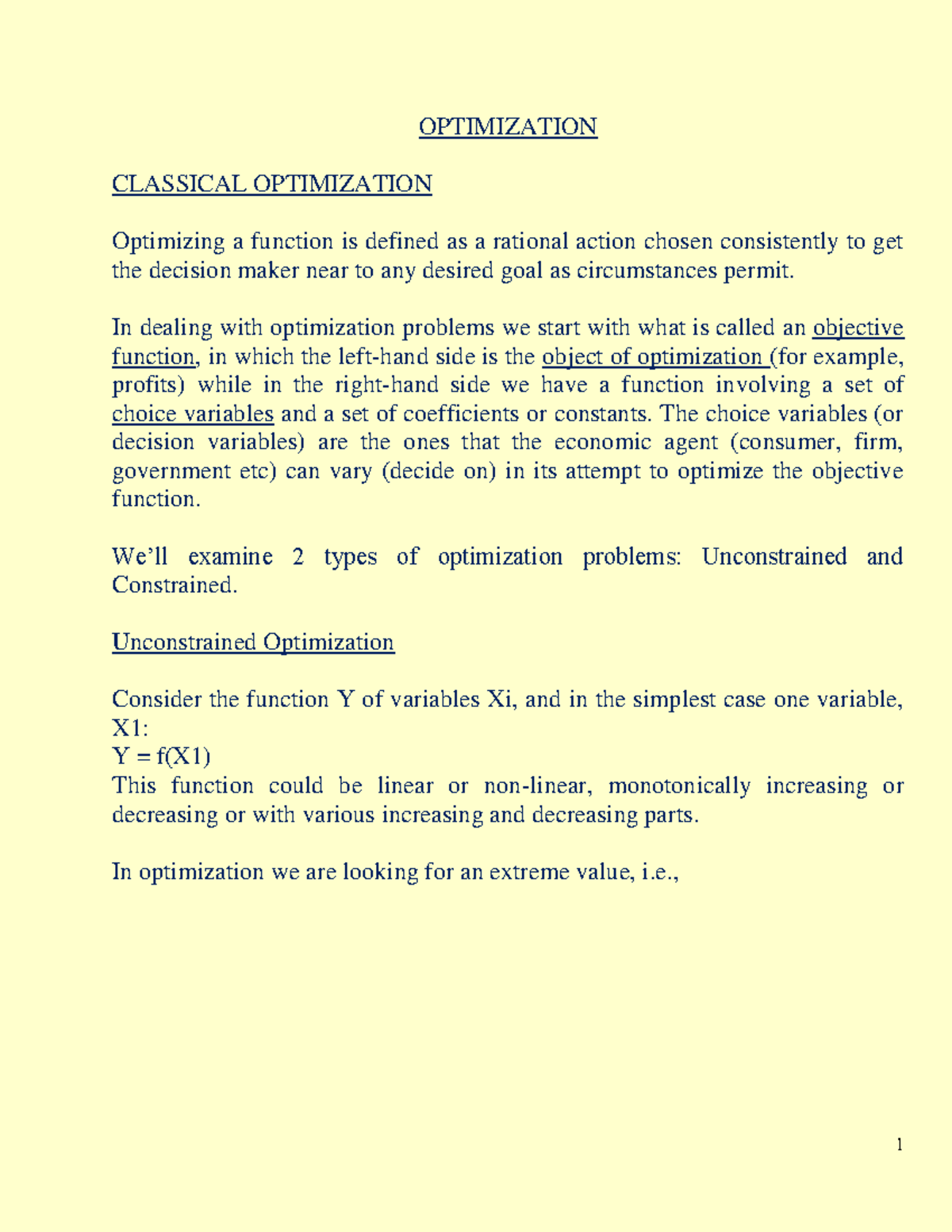 Lecture notes from week 2 to week 12 for Mathematical Economics ...