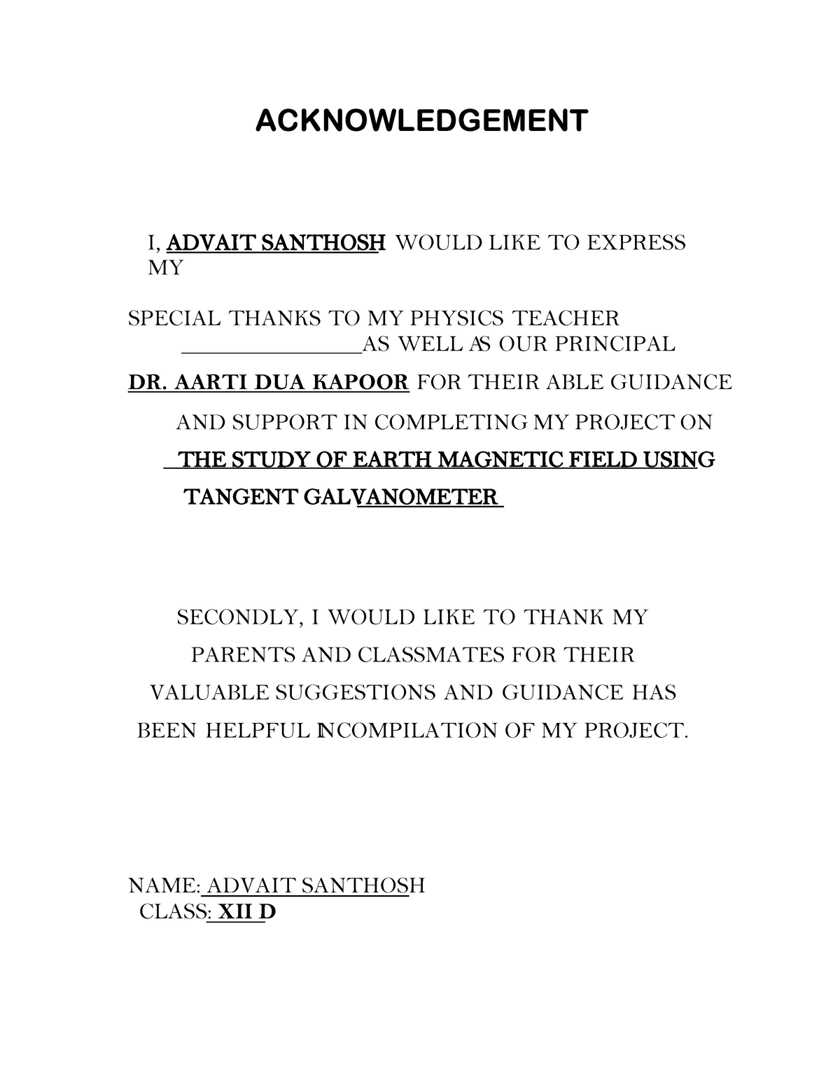 DOC-20240104-WA0008 - 1 ACKNOWLEDGEMENT NAME: ADVAIT SANTHOSH CLASS ...