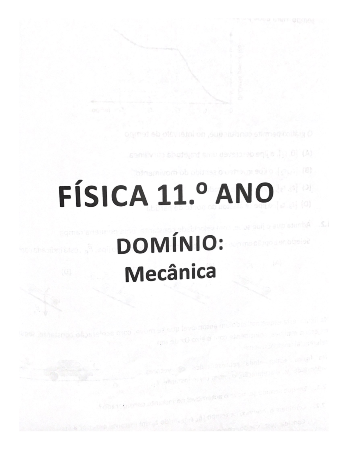 Mecânica 11 1 - heuh - Física e Química A - Studocu