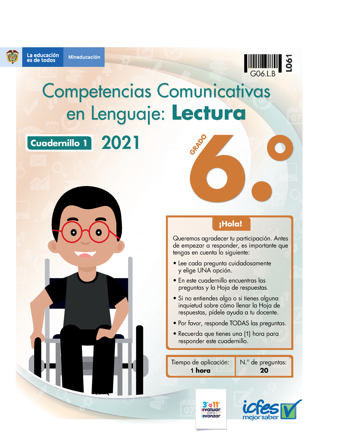 Cuadernillo Competencias Comunicativasen Lenguaje Lectura 6 1 - 6 ...