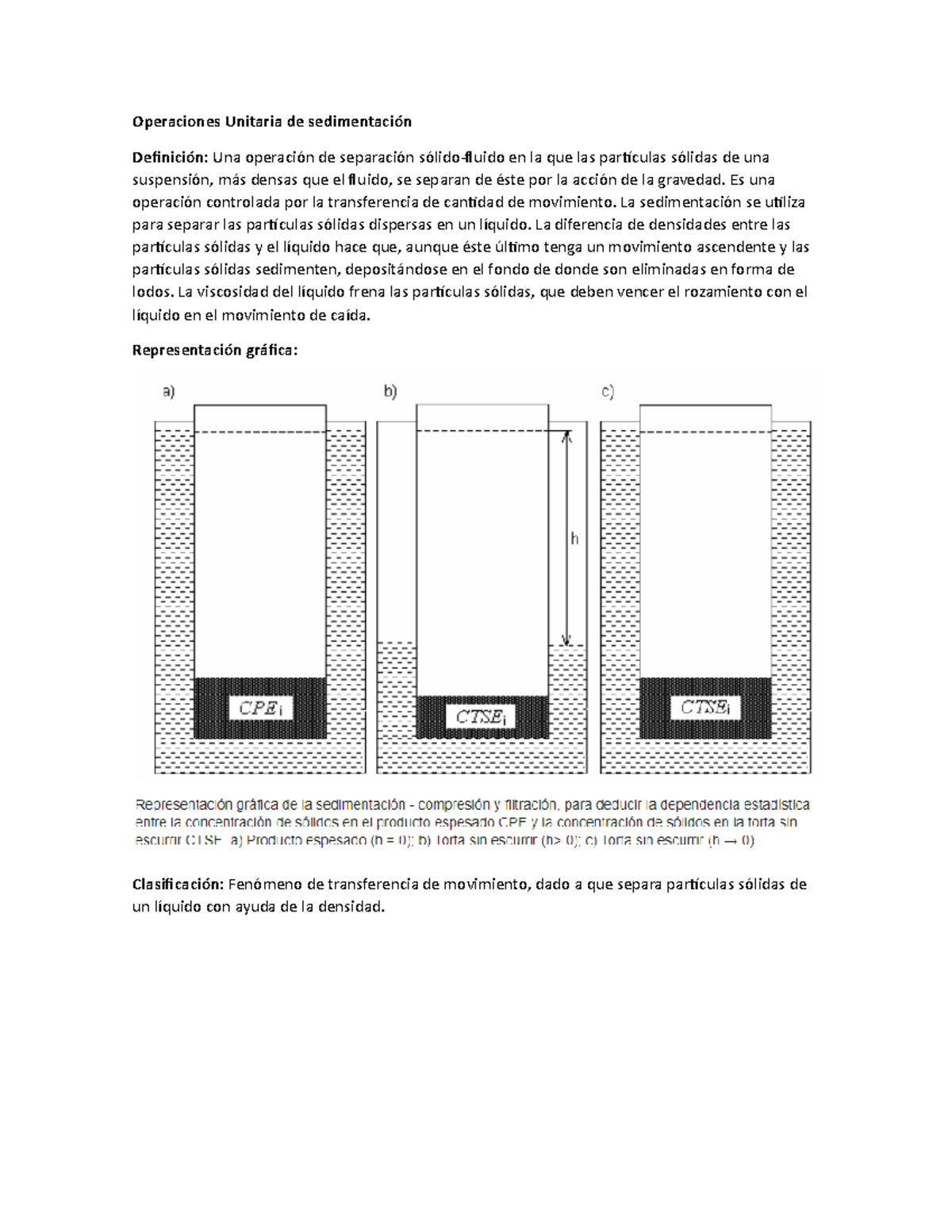 Operaciones 2 - sadasf - Operaciones Unitaria de sedimentación ...