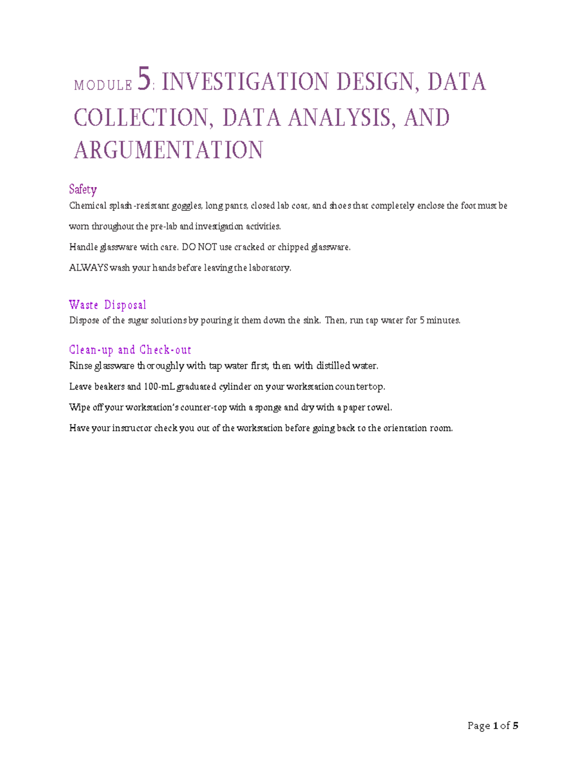MOD 5 F22 What is the stacking order for the three sugar solutions M