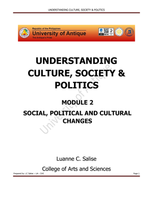 UCSP-Q1M1 024727 - Nature, Goals And Perspectives In/of Anthropology ...