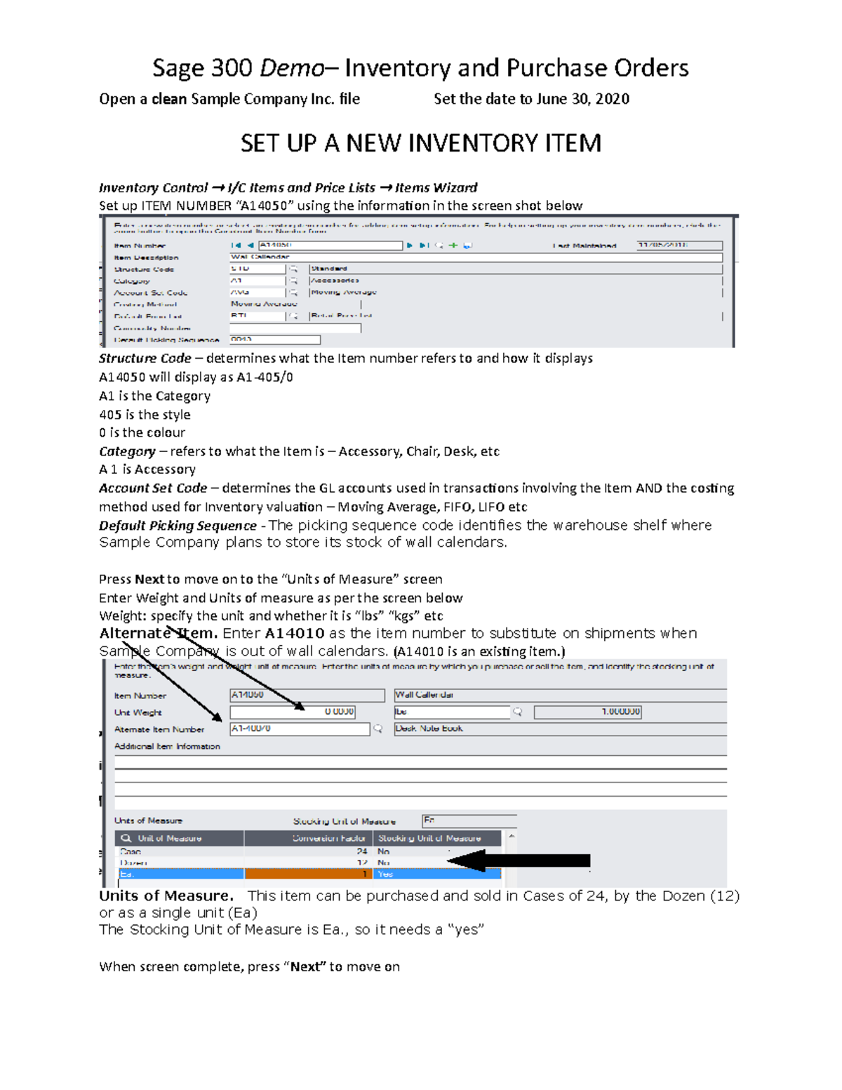 Lecture 9 Week 9 – Inventory and Purchase Orders FMGT-3720-0 - Advanced ...