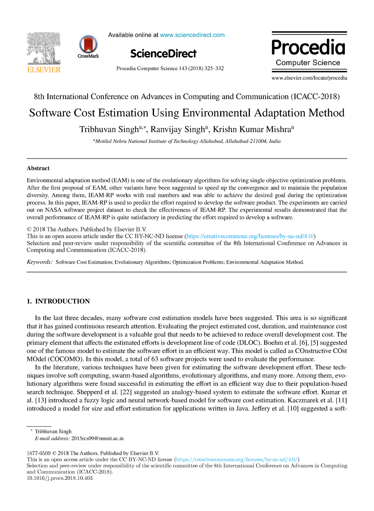 software-cost-estimation-using-environmental-adaptation-method-studocu