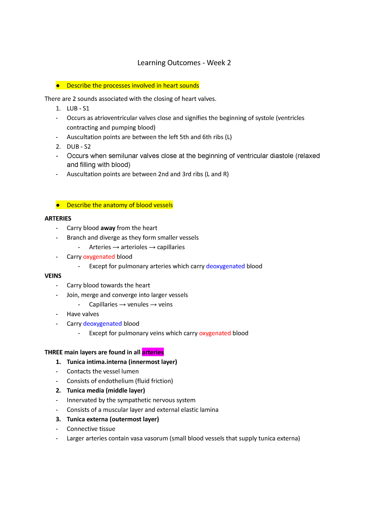 assignment 2 week 5 cardiovascular activity