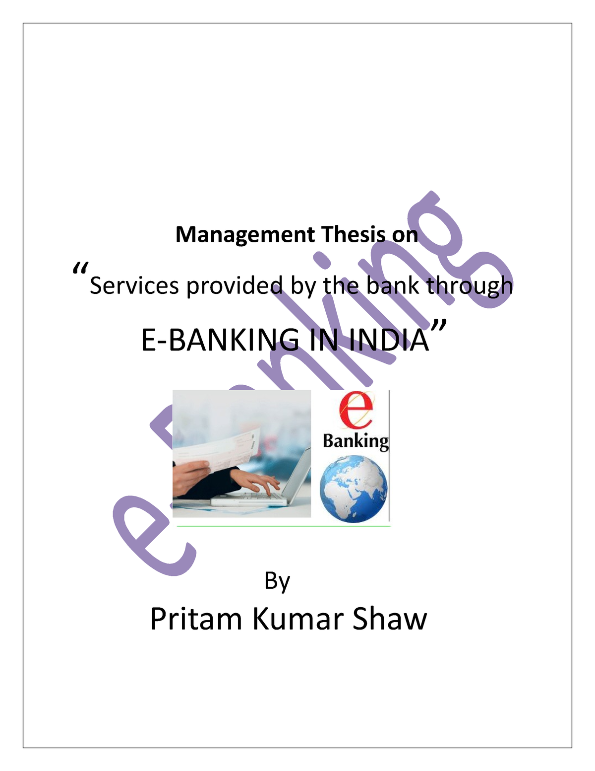 thesis digital banking