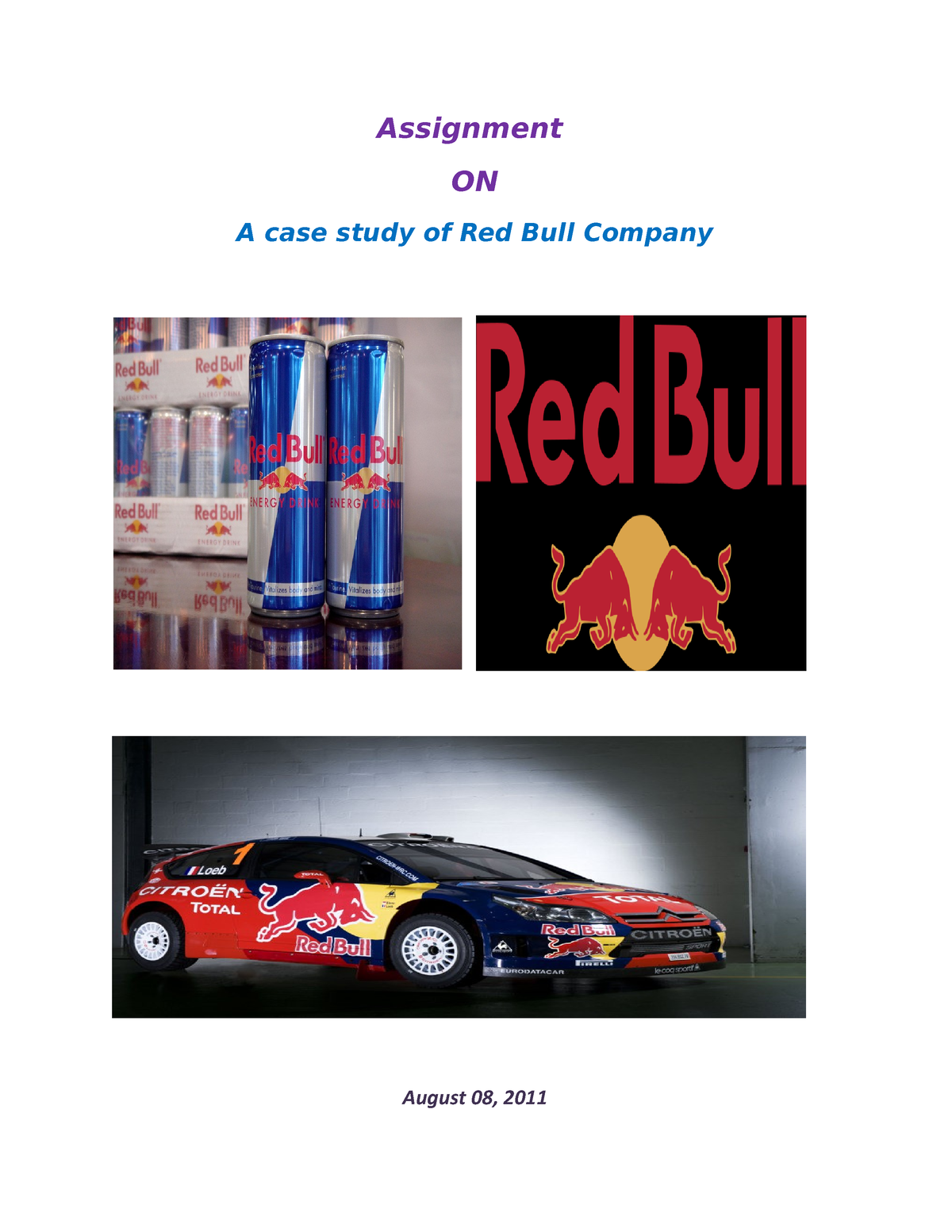 case study on red bull